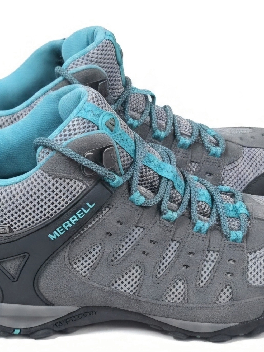Merrell Women's Gray and Teal Trail Hikers